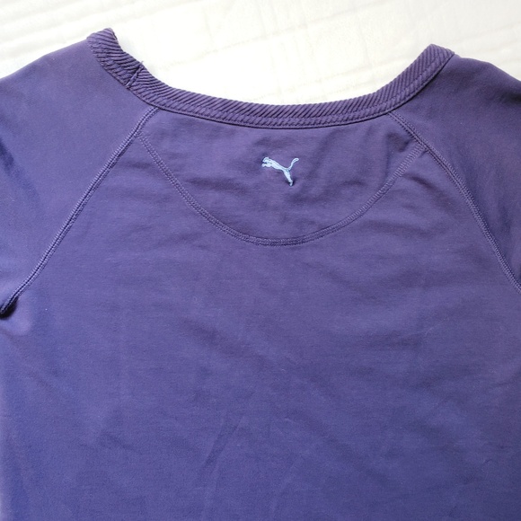Puma Purple Crewneck Sweatshirt Size Small - Picture 7 of 8